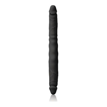 NS Novelties Colours Double Pleasures Black Silicone 12-Inch Double Dong for Sensual Stimulation in Assorted Colors - Adult Naughty Store