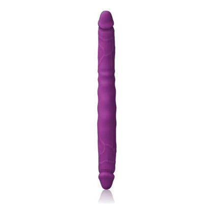 NS Novelties Colours Double Pleasures Purple Silicone Double Dong - Model X12 - Unisex Pleasure Toy for Simultaneous Stimulation