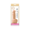 NS Novelties Colours Pleasures 4 inches Silicone Dildo - Model NSN-0404-11 - Unisex - Realistic Veins - Beige - Adult Naughty Store