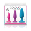 NS Novelties Colours Pleasures Trainer Kit - Model XYZ: Unisex Anal Plug Set for Sensual Exploration - Multicolor - Adult Naughty Store