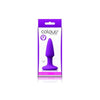 NS Novelties Colours Pleasures Mini Plug Purple - Model NP-1018 - Unisex Anal Pleasure Toy - Adult Naughty Store