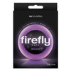 Introducing the Firefly Halo Medium Purple Glow-in-the-Dark Silicone Cock Ring - Model 55mm - For Enhanced Pleasure and Performance - Adult Naughty Store