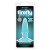 Firefly Pleasure Plug Mini Blue - Illuminating Tapered Butt Plug for Sensual Delights - Model FP-01 - Unisex Anal Pleasure - Glows in the Dark