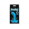 NS Novelties Firefly Contour Plug Medium Blue - Model FP-01 - Unisex Glow in the Dark Anal Pleasure Toy - Adult Naughty Store