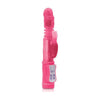 NS Novelties Firefly Thumper Pink Glow-in-the-Dark Rabbit Vibrator - Model FT-200 - Women's Dual-Stimulation Pleasure Toy