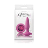 Inya Glams Mini Pink Gem Silicone Butt Plug - Model INYA-003 - For All Genders - Anal Pleasure - Vibrant Pink - Adult Naughty Store