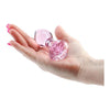 Crystal Gem Pink Borosilicate Glass Butt Plug - NS Novelties NSN-0718-14 - Unisex Anal Pleasure Toy - Adult Naughty Store