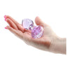 Crystal Gem Purple Glass Butt Plug - NS Novelties NSN-0718-15 - Unisex Anal Pleasure Toy - Adult Naughty Store