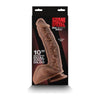 NS Novelties Shane Diesel Dual Density Dildo - Model SD10 - Realistic Brown Silicone Pleasure Toy for Men