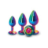 NS Novelties Rear Assets Multicolor Rainbow Gem Trainer Kit - NSN-0960-01 - Unisex Anal Pleasure Toy - Adult Naughty Store