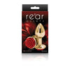 NS Novelties Rear Assets Rose Small Red Butt Plug - Model RS-001: Unisex Anal Pleasure in a Passionate Red Color