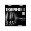 Renegade Pleasure Plug 3 Piece Trainer Kit - Black: Expand Your Horizons with Renegade's Versatile Anal Training Set for All Genders