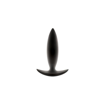 Renegade Spades Small Black Silicone Butt Plug - Model RS-001 - Unisex Anal Pleasure Toy