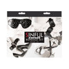 NS Novelties Sinful Bondage Kit Black - Complete BDSM Restraint Set for Unleashing Your Deepest Desires - Adult Naughty Store