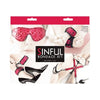 NS Novelties Sinful Bondage Kit - Pink: Complete BDSM Restraint Set for Ultimate Pleasure - Adult Naughty Store