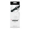 NS Novelties Sinful Bar Gag Black - Adjustable Silicone and Vinyl Bar Gag for Sensual Bondage Play - Model SBG-001 - Unleash Your Desires - Gender-Neutral - Explore the Thrills of Oral Submissiveness - Sultry Black