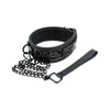 Sinful Black Collar - Premium Midnight Black BDSM Collar for Sensual Play (Model SBC-001) - Unisex - Enhances Pleasure and Intimacy