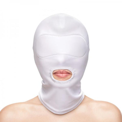 Fetish & Fantasy NS Novelties Mouth Hood NSN-1803-21AP Unisex Sensory Nylon Mask - White