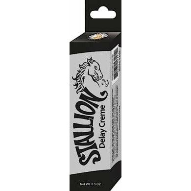 Nasstoys Stallion Delay Creme - .5oz Male Prolong Cream for Enhanced Pleasure and Extended Performance - Erection Enhancement, Delay Cream, Prolonged Erection - Intensify Your Intimacy Experi - Adult Naughty Store