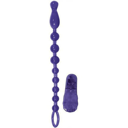 Purple Pleasure Vibrating Butt Beads - Model NW1900-1 - Unisex Anal Toy - Adult Naughty Store