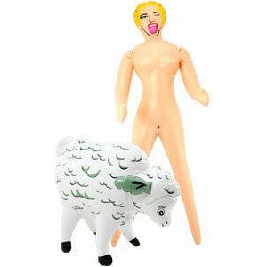 Introducing the PleasureLand Lil Ho Peep & Her Sheep Mini Inflatable Doll Set - Model PLS-27/10!