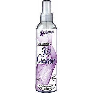 Introducing the IntiClean Anti Bacterial Toy Cleaner 4 oz - The Ultimate Solution for Sanitizing Your Intimate Toys - Adult Naughty Store