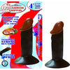 All American Mini Whopper 4 inches Realistic Brown Suction Cup Dong - The Perfect Pleasure Companion for Intimate Moments - Adult Naughty Store