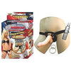 All American Whoppers 6.5in Vibrating Dong Universal Harness - The Ultimate Pleasure Experience for Couples - Adult Naughty Store