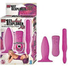 Nasstoys 1st Anal Explorer Vibrating Butt Plug and Pleaser Kit - Model NAE-001 - Unisex Anal Pleasure - Pink - Adult Naughty Store