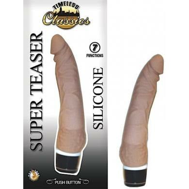 Nasstoys Timeless Classics Collection Super Teaser Flesh Vibrator - Model NT-CTST-01 - For Women - Intense Clitoral Stimulation - Realistic Skin Tone - Adult Naughty Store