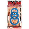 Ram Ultra Cocksweller Silicone C Rings Blue - Powerful Intimacy Enhancer for Men's Pleasure - Adult Naughty Store