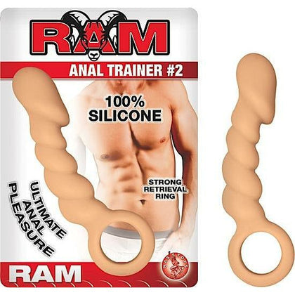 Nasstoys of New York Ram Anal Trainer #2 Flesh - Premium Silicone Non-Vibrating Butt Plug for Men - Intense Pleasure for Prostate Stimulation - 100% Body-Safe - Waterproof - 5.5
