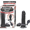 Mack Tuff Vibrating Inflatable Dong Black - Powerful Remote Control Pleasure for All Genders! - Adult Naughty Store