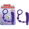 Purple Pleasure Prostate Cockring - Model CRP-1 - Male - Anal Stimulation - Waterproof Vibrating Sex Toy - Adult Naughty Store