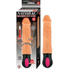 Natural Realskin Hot Cock #1 7-Inch Beige Vibrating Dildo for Intense Pleasure