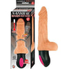 Natural Realskin Hot Cock #2 6.5 inches Beige Vibrating Dildo for Intense Pleasure - Adult Naughty Store