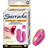 Surenda SV-1001 Luxury Gold Trim Enhanced Oral Vibe Pink - Female Oral Stimulation Sex Toy