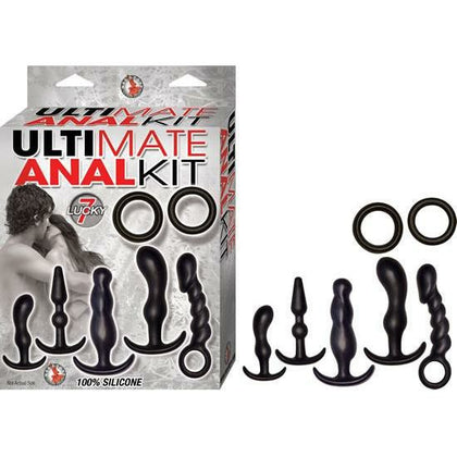 Introducing the SensaPleasure Ultimate Anal Kit Black - Model 7X: A Comprehensive Collection for Unparalleled Pleasure