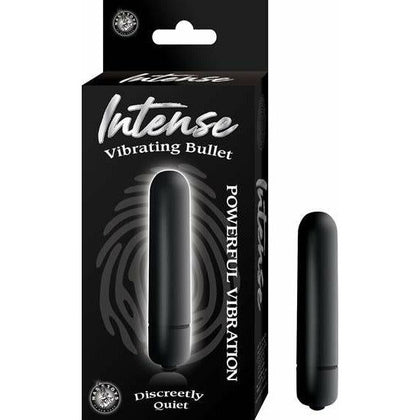 Nasstoys Intense Vibrating Bullet Black - Model NVB-001 - Unisex Pleasure Toy - Powerful Stimulation - Waterproof - Discreet and Quiet