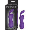 Infinitt Suction Massager Two Purple Vibrator - Nasstoys of New York - Rabbit Style - Model TS-202 - Female - G-Spot Stimulation and Clitoral Suction - Purple - Adult Naughty Store