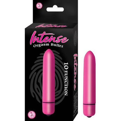 Introducing the PleasureMax™ Intense Orgasm Bullet Vibrator Pink - Model 10X-AAA for Women - Unleash Unrivaled Pleasure!