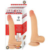 Realcocks Sliders 7-Inch Beige Lifelike Dildo - Model RS-7LSB - For Enhanced Pleasure and Versatile Play - Non-Vibrating, Waterproof, and Harness-Compatible - Adult Naughty Store