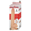 Realcocks Sliders 9-Inch Beige Dildo - Lifelike Pleasure for All Genders - Model RCD-9B - Adult Naughty Store