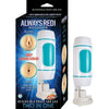 Always Redi Masturbator Beige 2-in-1 Reversible Sleeve Stroker - Model AR-2000B - Male Pleasure Toy - Dual Pleasure Zones - Waterproof - Powerful Suction Cup Base - Adult Naughty Store