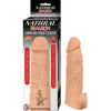 Nasstoys Natural Realskin Vibrating Penis Xtender - Model NRVPX-01 - Male Enhancer for Added Pleasure - White