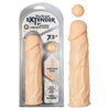 Nasstoys Great Extender 1st Silicone Vibrating Sleeve 7.5-Inch Flesh Penis Enhancer for Men - Realistic Veins - Adds Length and Girth