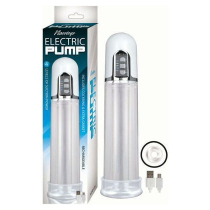 Nasstoys Clear Electric Penis Pump - Model NP-2000 - Male Enhancement - Enhances Pleasure - Clear
