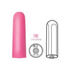 Nasstoys Exciter Mini Vibe Pink - Powerful 10-Function Rechargeable Silicone Vibrator for Women - Intense Pleasure in a Compact Size - Adult Naughty Store