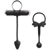 Nasstoys Enhancer Cockring 2pk Black - Ultimate Pleasure for Men: Vibrating Cock Ring with Butt Plug - Model 2023 - Adult Naughty Store