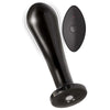 Nasstoys Ass-Sation Remote Control Vibrating Metal Anal Bulb Black - Model ASR-2023 - Unisex Pleasure - Adult Naughty Store